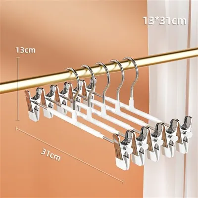 Metalowe wieszaki na spódnice